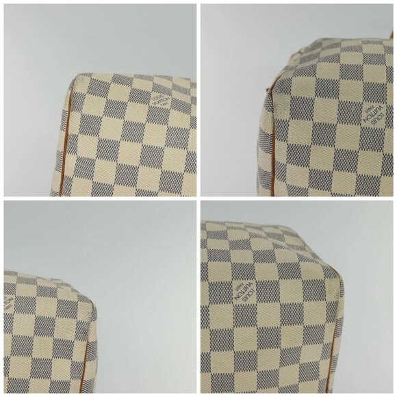 LOUIS VUITTON Damier Azur Speedy 30 Hand Bag - Picture 16 of 16